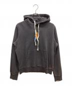 DIESELディーゼル）の古着「S-GINN-HOOD-E2 SWEAT-SHIRT」｜グレー