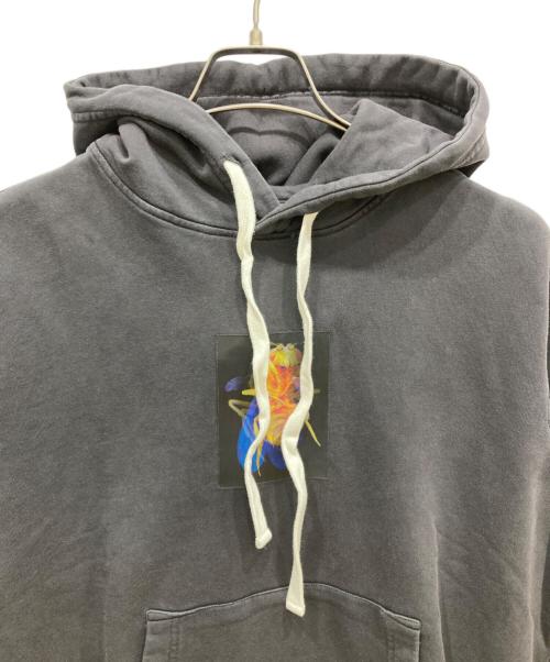 DIESEL（ディーゼル）DIESEL (ディーゼル) S-GINN-HOOD-E2 SWEAT-SHIRT グレー サイズ:Mの古着・服飾アイテム