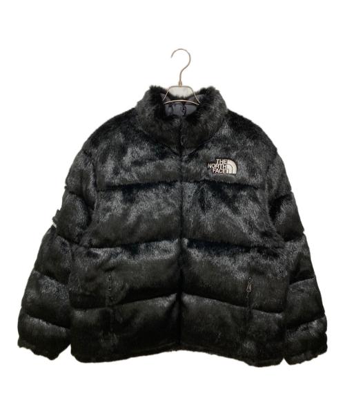 THE NORTH FACE（ザ ノース フェイス）THE NORTH FACE (ザ ノース フェイス) Supreme (シュプリーム) FAUX FUR NUPTSE JACKET ブラック サイズ:Ⅼの古着・服飾アイテム