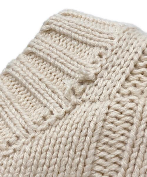 BUTTER GOODS（バターグッズ）BUTTER GOODS (バターグッズ) ケーブルニット ベージュ サイズ:Mの古着・服飾アイテム