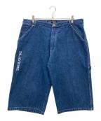 PLAYERZ69プレイヤーズシックスティナイン）の古着「デニムバギーショーツ」｜インディゴ