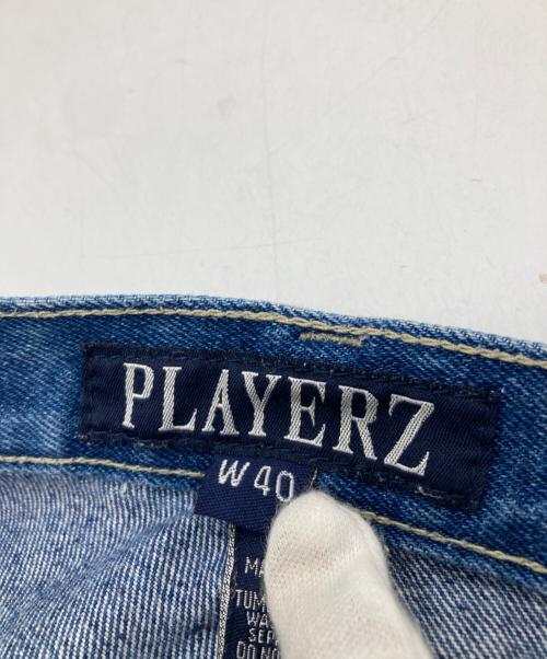 PLAYERZ69（プレイヤーズシックスティナイン）PLAYERZ69 (プレイヤーズシックスティナイン) デニムバギーショーツ インディゴ サイズ:W40の古着・服飾アイテム