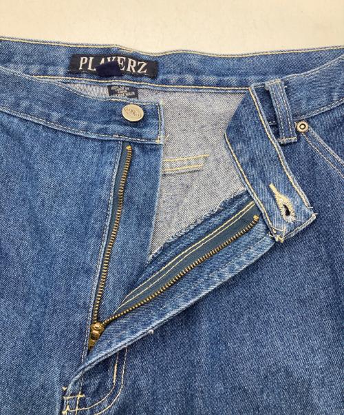 PLAYERZ69（プレイヤーズシックスティナイン）PLAYERZ69 (プレイヤーズシックスティナイン) デニムバギーショーツ インディゴ サイズ:W40の古着・服飾アイテム