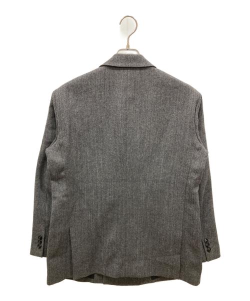 COSEI（コセイ）COSEI (コセイ) へリンボーンダブルブレストジャケット グレー サイズ:SIZE 1の古着・服飾アイテム