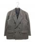 COSEI（コセイ）の古着「へリンボーンダブルブレストジャケット」｜グレー
