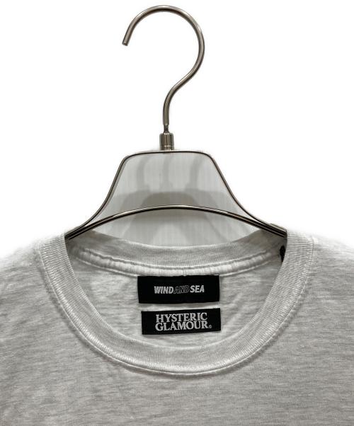 WIND AND SEA（ウィンダンシー）WIND AND SEA (ウィンダンシー) Hysteric Glamour (ヒステリックグラマー) Tシャツ グレー サイズ:Sの古着・服飾アイテム