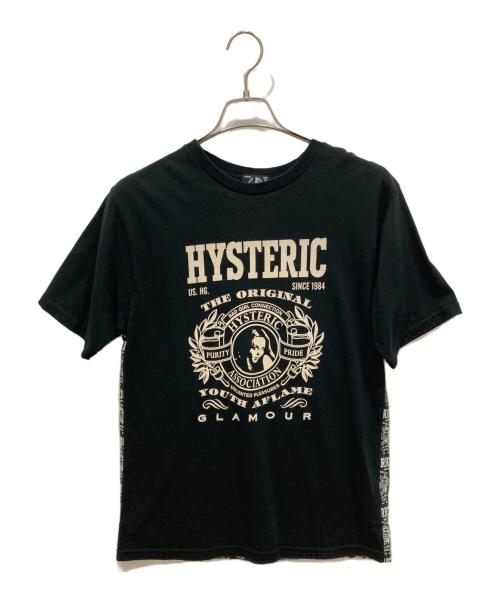 Hysteric Glamour（ヒステリックグラマー）Hysteric Glamour (ヒステリックグラマー) HYS PRIDE TEE ブラック サイズ:Sの古着・服飾アイテム