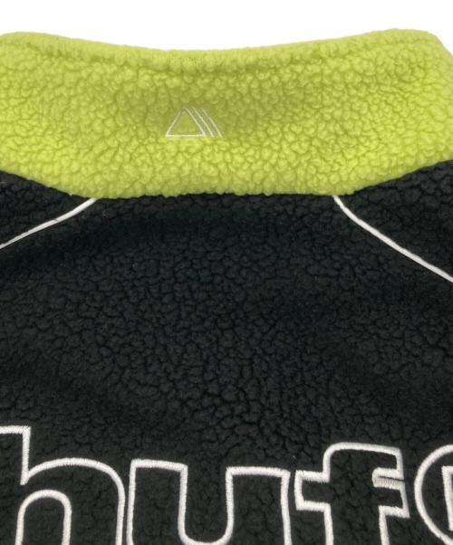 HUF（ハフ）HUF (ハフ) POLARTEC RACING FLEECE JACKET ブラック×イエロー サイズ:Ⅼの古着・服飾アイテム