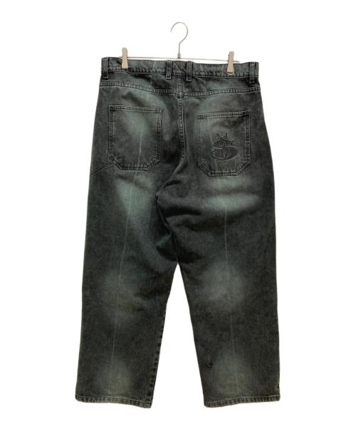 YARDSALE（ヤードセール）YARDSALE (ヤードセール) Bleached Phantasy Jeans グリーン サイズ:Lの古着・服飾アイテム