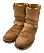 hobo×VIBERGホボ×ヴィバーグ）の古着「スウェードエンジニアブーツ」｜ブラウン