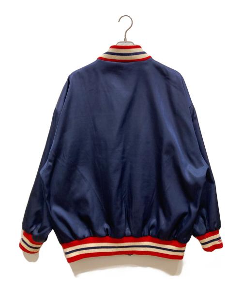 MITCHELL & NESS（ミッチェルアンドネス）MITCHELL & NESS (ミッチェルアンドネス) スタジャン ネイビー×レッド サイズ:52の古着・服飾アイテム