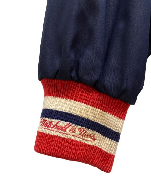 MITCHELL & NESS（ミッチェルアンドネス）MITCHELL & NESS (ミッチェルアンドネス) スタジャン ネイビー×レッド サイズ:52の古着・服飾アイテム