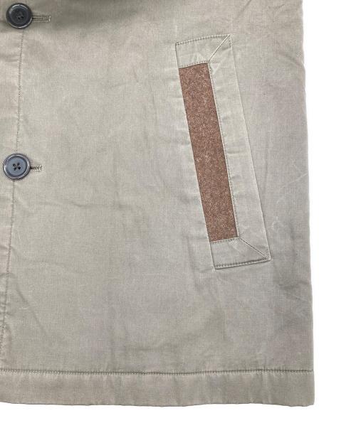 NEPENTHES（ネペンテス）NEPENTHES (ネペンテス) ノーカラージャケット ブラウン サイズ:Mの古着・服飾アイテム