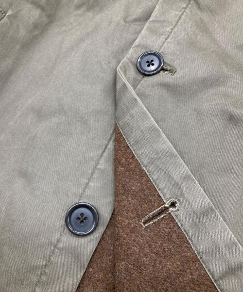 NEPENTHES（ネペンテス）NEPENTHES (ネペンテス) ノーカラージャケット ブラウン サイズ:Mの古着・服飾アイテム