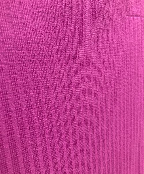 stussy（ステューシー）stussy (ステューシー) 襟ロゴ刺繍ポロシャツ パープル サイズ:Ⅿの古着・服飾アイテム