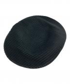 PLEATS PLEASEプリーツプリーズ）の古着「プリーツベレー帽」｜ブラック