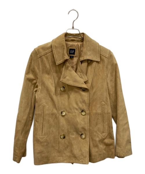 GAP（ギャップ）GAP (ギャップ) 00’ｓスウェードレザーダブルジャケット ベージュ サイズ:SIZE Mの古着・服飾アイテム