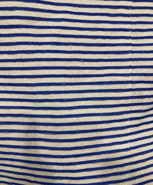 BOGLIOLI（ボリオリ）BOGLIOLI (ボリオリ) DOVER アンコンジャケット ブルー×アイボリー サイズ:44の古着・服飾アイテム