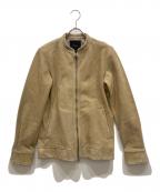 MAGINEマージン）の古着「シープレザージャケット」｜ベージュ