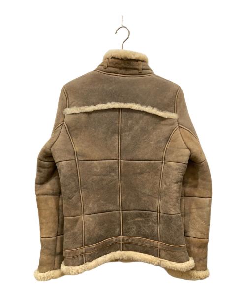 AZ junhashimoto（エーゼージュンハシモト）AZ junhashimoto (エーゼージュンハシモト) ムートンジャケット ブラウン サイズ:SIZE Lの古着・服飾アイテム