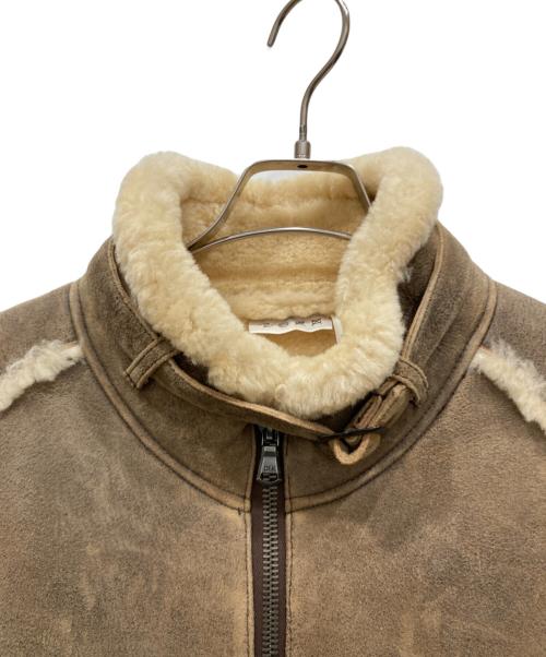 AZ junhashimoto（エーゼージュンハシモト）AZ junhashimoto (エーゼージュンハシモト) ムートンジャケット ブラウン サイズ:SIZE Lの古着・服飾アイテム