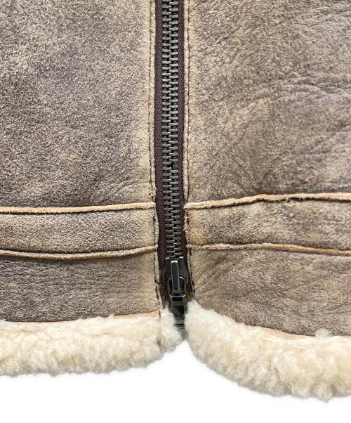 AZ junhashimoto（エーゼージュンハシモト）AZ junhashimoto (エーゼージュンハシモト) ムートンジャケット ブラウン サイズ:SIZE Lの古着・服飾アイテム