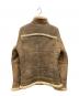 AZ junhashimoto (エーゼージュンハシモト) ムートンジャケット ブラウン サイズ:SIZE L：7000円