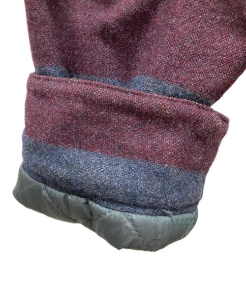 Patagonia（パタゴニア）Patagonia (パタゴニア) Reclaimed Wool Snap-T Pullover ネイビー×ボルドー サイズ:SIZE Sの古着・服飾アイテム