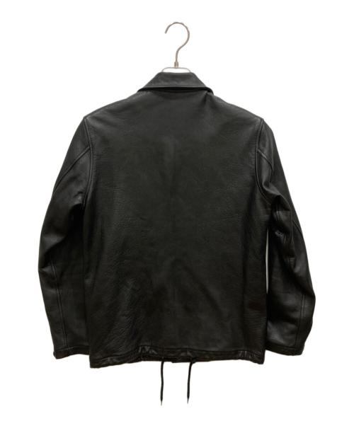 BEDWIN &THE HEARTBREAKERS（ベドウィンアンドザ ハートブレイカーズ）BEDWIN &THE HEARTBREAKERS (ベドウィンアンドザ ハートブレイカーズ) ラムレザーコーチジャケット ブラック サイズ:Sの古着・服飾アイテム