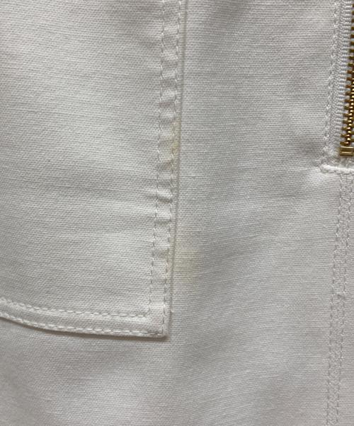 NOLLEY'S（ノーリーズ）NOLLEY'S (ノーリース) ドライオックスタイトスカート ホワイト サイズ:38の古着・服飾アイテム