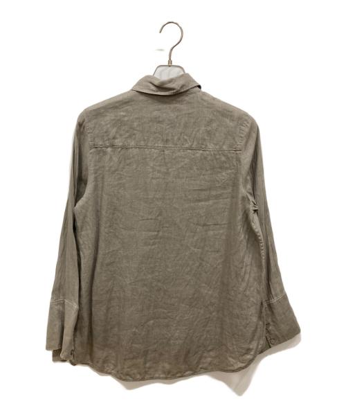 COS（コス）COS (コス) リネンブラウス ブラウン サイズ:32の古着・服飾アイテム