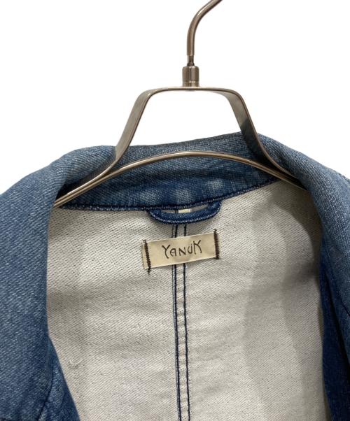YANUK（ヤヌーク）YANUK (ヤヌーク) デニムライダースジャケット インディゴ サイズ:Sの古着・服飾アイテム