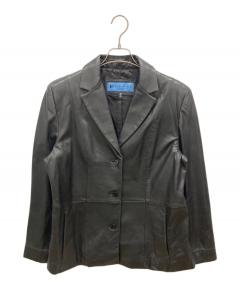 中古・古着通販】BOB (ボブ) 千鳥柄テーラードジャケット ブラック