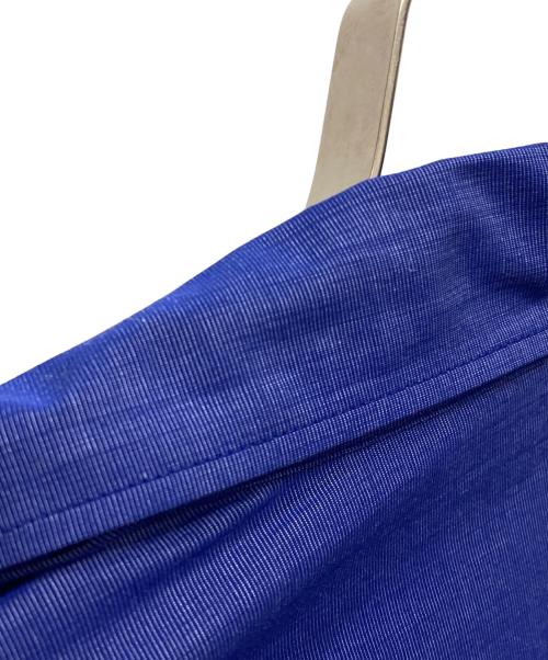 FRAMeWORK（フレームワーク）FRAMeWORK (フレームワーク) 比翼オーバーシャツ ブルー サイズ:freeの古着・服飾アイテム