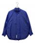 FRAMeWORK（フレームワーク）の古着「比翼オーバーシャツ」｜ブルー
