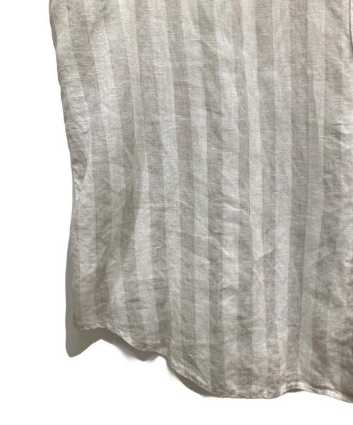 JOURNAL STANDARD relume（ジャーナルスタンダード レリューム）JOURNAL STANDARD relume (ジャーナルスタンダード レリューム) 24SS No.66ストライプフレンチリネンチュニック ホワイト サイズ:FREEの古着・服飾アイテム