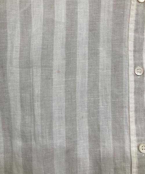 JOURNAL STANDARD relume（ジャーナルスタンダード レリューム）JOURNAL STANDARD relume (ジャーナルスタンダード レリューム) 24SS No.66ストライプフレンチリネンチュニック ホワイト サイズ:FREEの古着・服飾アイテム