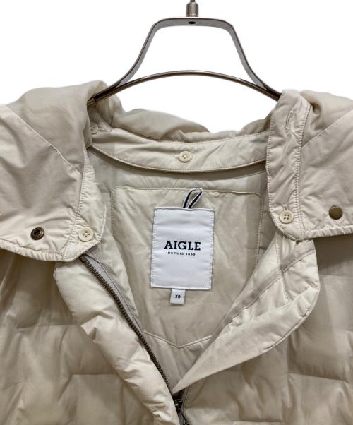 AIGLE（エーグル）AIGLE (エーグル) ラドゥリキルテッドコート アイボリー サイズ:SIZE Mの古着・服飾アイテム