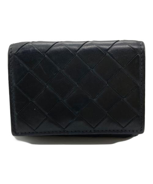 BOTTEGA VENETA（ボッテガベネタ）BOTTEGA VENETA (ボッテガベネタ) イントレチャートレザーコンパクトウォレットの古着・服飾アイテム