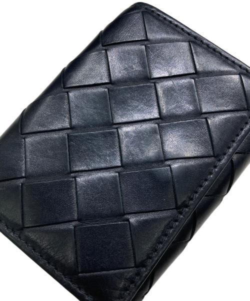 BOTTEGA VENETA（ボッテガベネタ）BOTTEGA VENETA (ボッテガベネタ) イントレチャートレザーコンパクトウォレットの古着・服飾アイテム