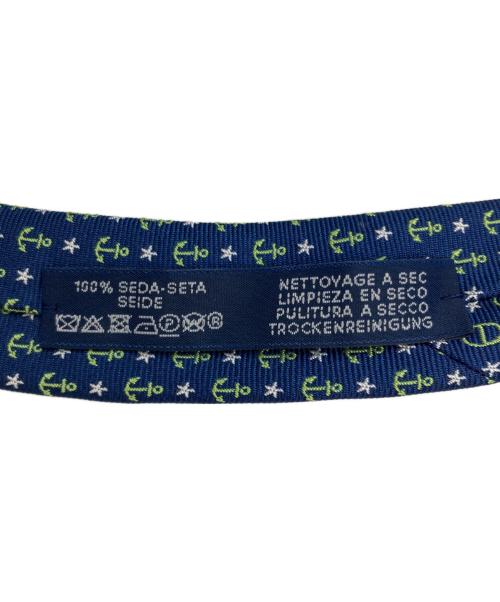 HERMES（エルメス）HERMES (エルメス) シルクネクタイ ネイビー サイズ:-の古着・服飾アイテム