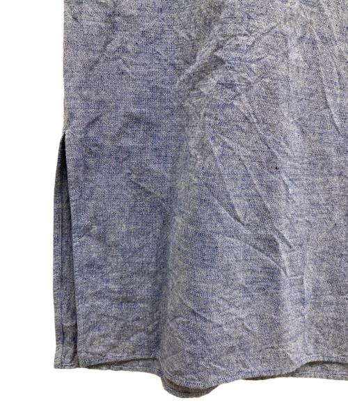 maillot（マイヨ）maillot (マイヨ) リネンブレンドワンピース ネイビーの古着・服飾アイテム