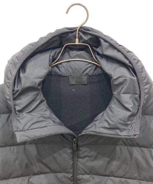 MONCLER（モンクレール）MONCLER (モンクレール) ニット切替ダウンジャケット ブラック サイズ:Ⅼの古着・服飾アイテム