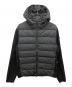MONCLER（モンクレール）の古着「ニット切替ダウンジャケット」｜ブラック