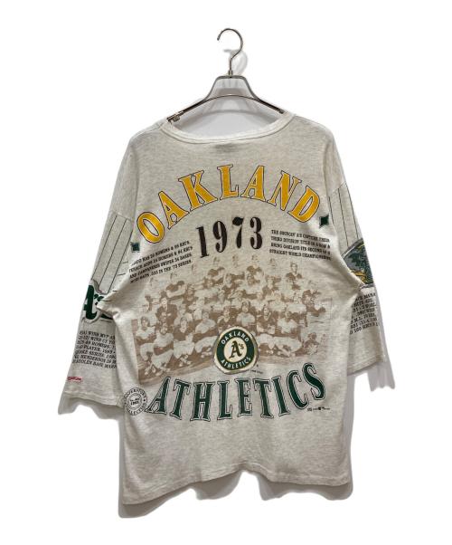 LONG GONE（ロングゴーン）LONG GONE (ロングゴーン) 90’ｓ七分袖カットソー グレー サイズ:Ⅼの古着・服飾アイテム