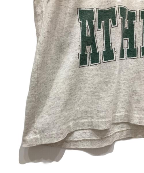 LONG GONE（ロングゴーン）LONG GONE (ロングゴーン) 90’ｓ七分袖カットソー グレー サイズ:Ⅼの古着・服飾アイテム