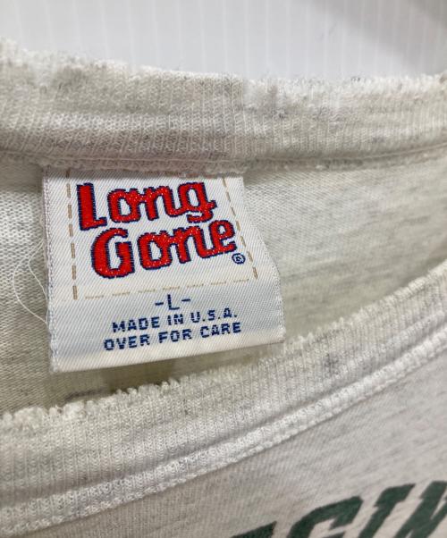 LONG GONE（ロングゴーン）LONG GONE (ロングゴーン) 90’ｓ七分袖カットソー グレー サイズ:Ⅼの古着・服飾アイテム