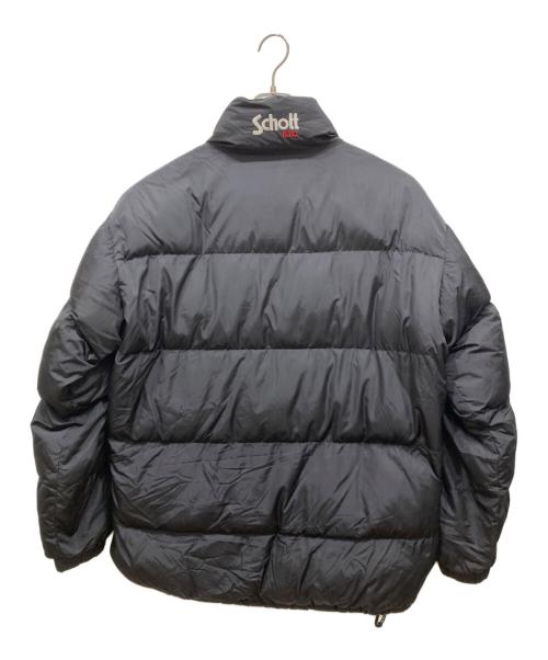 Schott（ショット）Schott (ショット) NYLON HYBRID DOWN JACKET ブラック サイズ:SIZE Lの古着・服飾アイテム
