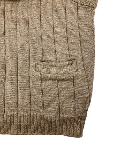 DAPPER'S（ダッパーズ）DAPPER'S (ダッパーズ) Classical Pullover Knit Vest. ブラウン サイズ:SIZE 38の古着・服飾アイテム