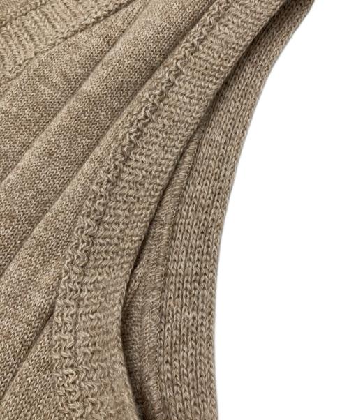 DAPPER'S（ダッパーズ）DAPPER'S (ダッパーズ) Classical Pullover Knit Vest. ブラウン サイズ:SIZE 38の古着・服飾アイテム